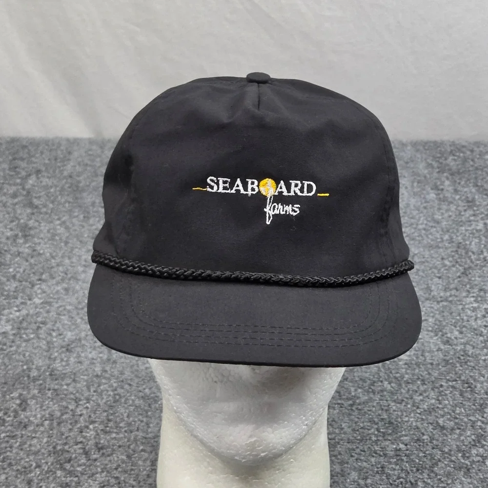 Seaboard Farms Hat Rope Trucker‎ Cap Snapback Heritage Farmcore Americana Y2K